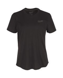 Milwaukee FREEFLEX Women's Large Black Short Sleeve Hybrid T-Shirt