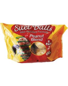 Wildlife Sciences Peanut Blend Suet Ball (4-Pack)