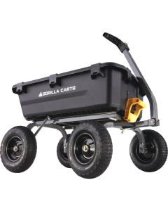 Gorilla Carts 12 Cu. Ft. Heavy Duty Poly Yard Dump Cart