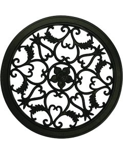 Nuvo Iron 15 In. Dia. Round Cast Aluminum Gate Insert