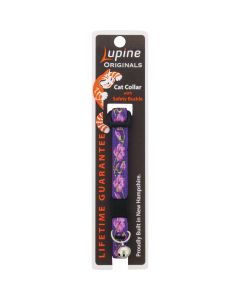 Lupine 1/2 In. Adjustable Rose Cat Collar with Bell