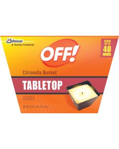 OFF! 18 Oz. 1-Wick Tabletop Citronella Candle