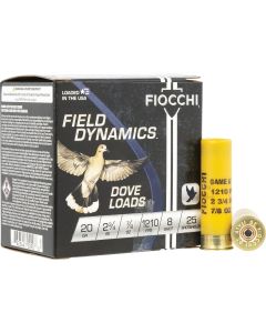 Fiocchi 20 ga 2-3/4 In. #8 Shotgun Ammunition