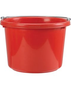 Tuff Stuff 8 Qt. Red Poly Bucket