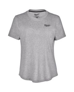 Milwaukee FREEFLEX Women's XS Gray Short Sleeve Hybrid T-Shirt