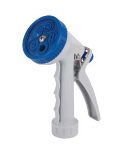 Best Garden Poly 5-Pattern Nozzle, Blue & Gray