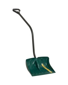 Suncast Steel Core Snow Shovel & Pusher with Steel Wear Strip and 40.5 In. Steel Handle