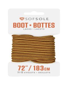 Sof Sole 72 In. Gold-Brown Boot Laces