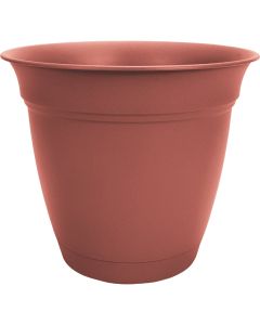 HC Companies Eclipse 10 In. Clay Planter with Saucer