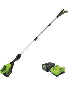 Greenworks 80V 10 In. Brushless Pole Saw with 2.0 Ah Battery & Charger