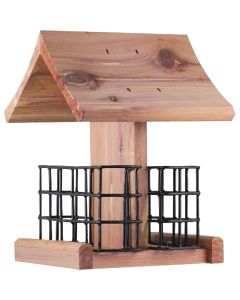 Valley Splendor Cedar Double Suet Bird Feeder