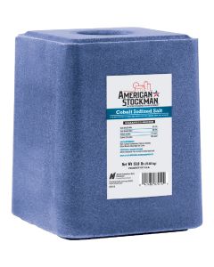 American Stockman 50 Lb. Cobalt Mineral Block