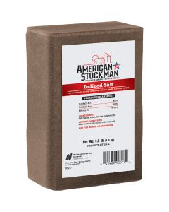 American Stockman 4 Lb. Iodized Salt Block