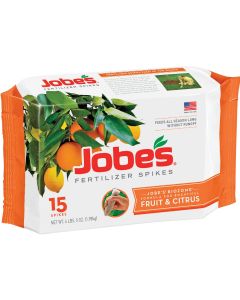 Jobe's 9-12-12 Fruit & Citrus Tree Fertilizer Spikes (15-Pack)