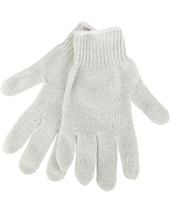 Do it Men's Large Reversible Knit Mason Glove, White