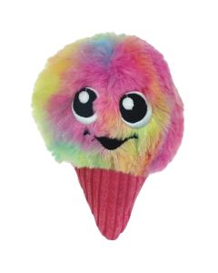 Boss Pet Chomper Food Junkeez Plush Snow Cone Small Dog Toy