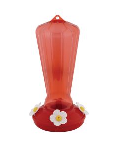 More Birds 27 Oz. Plastic Hollyhock Hummingbird Feeder