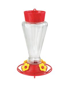 More Birds 28 Oz. Glass Royal Hummingbird Feeder