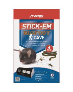 JT Eaton Stick-Em Bigfoot Cave XL Glue Trap (4-Pack)