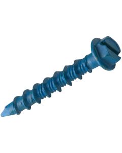 Tapcon 3/16 In. x 1-1/4 In. Slotted Hex Washer Concrete Screw Anchor (8 Ct.)