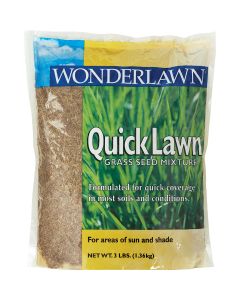 Wonderlawn Quick Lawn 3 Lb. 900 Sq. Ft. Coverage Annual & Perennial Ryegrass Grass Seed