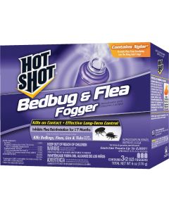 Hot Shot 2 Oz. Flea & Bedbug Indoor Insect Fogger (3-Pack)