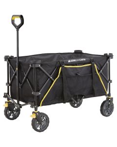 Gorilla Carts 7 Cu. Ft. Black Collapsible All Terrain Utility Cart