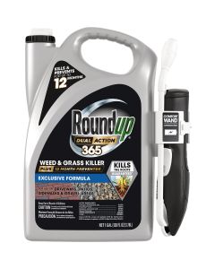 Roundup Dual Action 365 1 Gal. Exclusive Formula Weed & Grass Killer with Comfort Wand