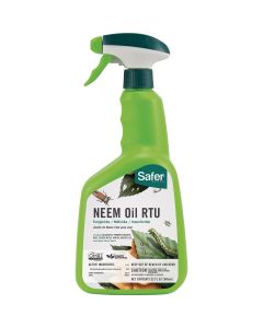 Safer 32 Oz. Ready To Use Trigger Spray Organic Neem Oil Fungicide, Miticide, Insecticide