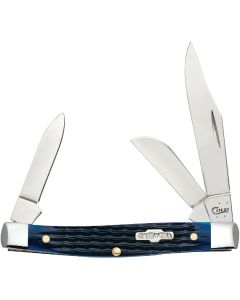 Case Blue Bone Rogers Medium Stockman 2.42 In./1.58 In./1.57 In. Folding Knife