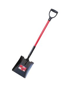 Bully Tools 33 In. Fiberglass D-Handle Square Point Shovel