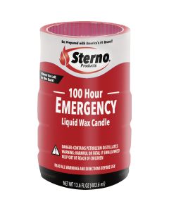 Sterno 100 Hr. Emergency Liquid Wax Candle