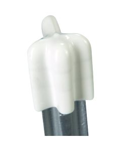 Dare Vinyl White T-Post Safety Cap (25-Pack)