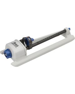 Best Garden Poly 2600 Sq. Ft. Blue & Gray Oscillating Sprinkler