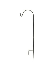 Best Garden 46 In. Black Steel Rod Floral Basket Hanger Shepherd Hook