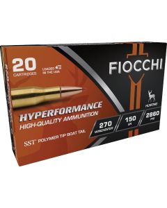 Fiocchi .270 Win 150 Grain SST Centerfire Ammunition Cartridges