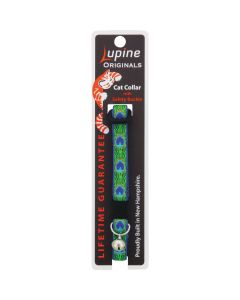 Lupine 1/2 In. Adjustable Tail Feathers Cat Collar with Bell