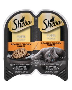 Sheba Perfect Portions Cuts in Gravy 2.6 Oz. Roasted Chicken Adult Wet Cat Food