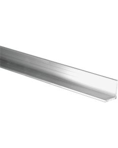 Hillman Steelworks Milled 3/4 In. x 6 Ft., 1/8 In. Aluminum Solid Angle