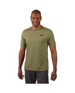 Milwaukee FREEFLEX Men's XL Green Hybrid Short Sleeve Work Shirt