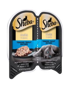 Sheba Perfect Portions Cuts in Gravy 2.6 Oz. Tender Trout Adult Wet Cat Food