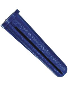 Hillman #8 - #10 Thread x 7/8 In. Blue Conical Plastic Anchor (100 Ct.)