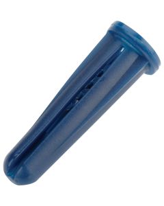 Hillman #10 - #12 Thread x 1 In. Blue Conical Plastic Anchor (100 Ct.)