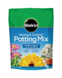 Miracle-Gro Moisture Control 8 Qt. 6-1/2 Lb. Indoor & Outdoor Potting Mix