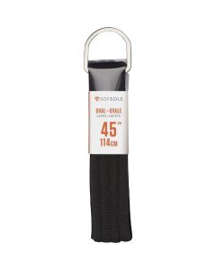 Sof Sole 45 In. Black Athletic Shoe Laces