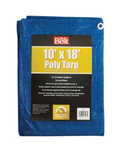 Do it Best Blue Woven 10 Ft. x 18 Ft. General Purpose Tarp