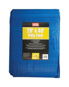 Do it Best Blue Woven 20 Ft. x 40 Ft. General Purpose Tarp