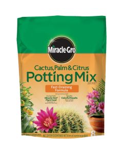 Miracle-Gro 8 Qt. 11 Lb. Fast Draining Cactus, Palm & Citrus Potting Mix