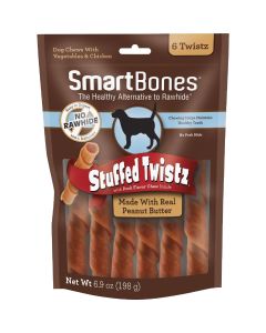 SmartBones Stuffed Twistz Dog Chew (6-Pack)