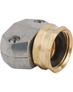 Best Garden 5/8 In. or 3/4 In. Female Metal Hose End Mender Hose Coupling